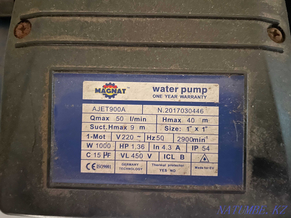 Magnat AJET900A pump Almaty - photo 2