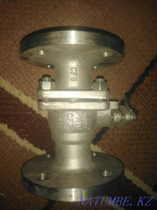 Продам паравую задвижку из нержавеющей стали DN40 PN16 новая. Талдыкорган - изображение 1