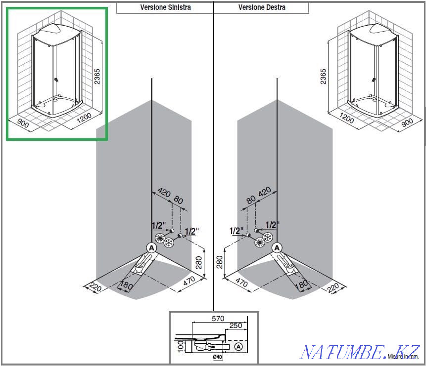 Shower cubicle TEUCO Almaty - photo 5