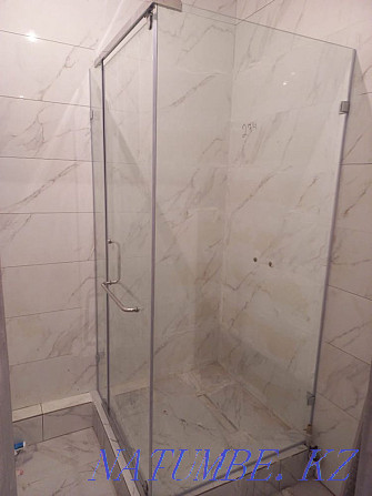 Душ кабиналары, шыны душ кабиналары, ванна экраны, душ бөлмесі  Астана - изображение 1
