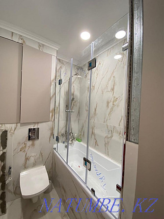 Душевые кабины, Стеклянные душевые кабины, шторка для ванн,душевая Астана - изображение 4