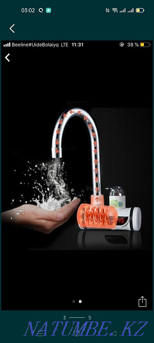 Water heater, titanium, heated faucet Karagandy - photo 4