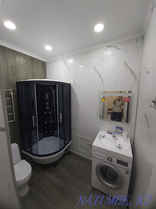 Сантехника Жуынатын бөлме және орнату Душ кабинасы .Қазандық және т.б. .d  Ақтау  - изображение 1