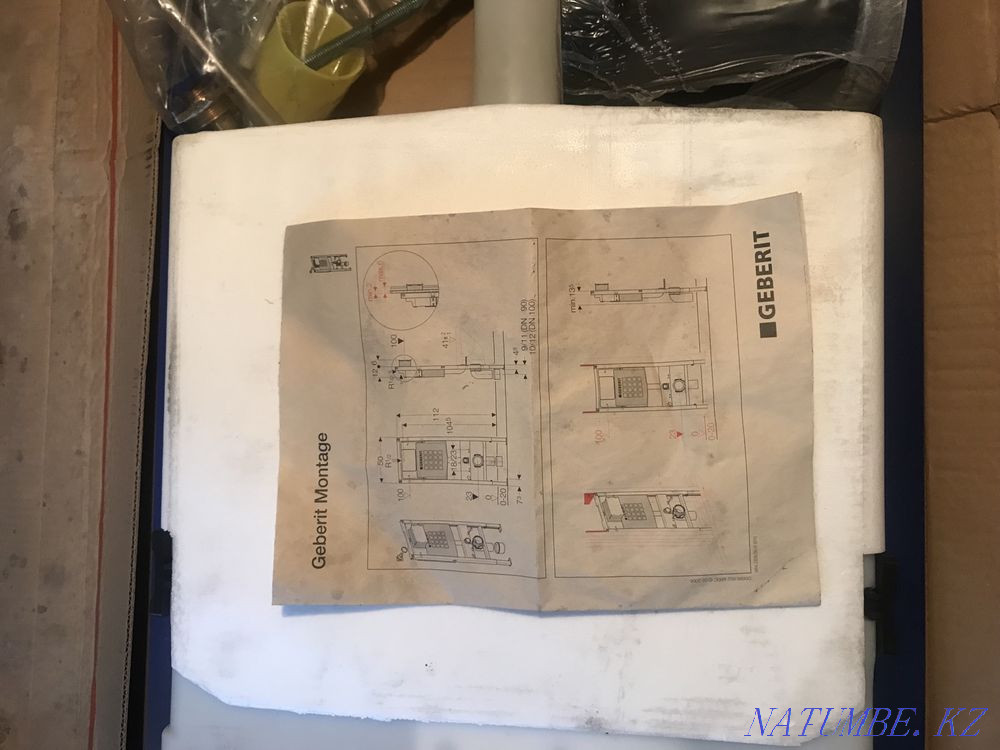 Toilet installation Geberit Duofix UP300 Almaty - photo 7