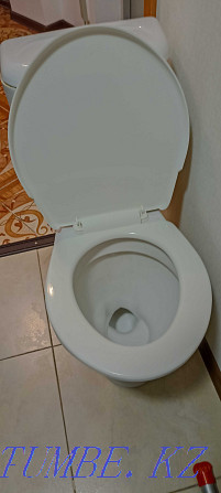 Selling toilet in good condition. Full set. Pickup. Almaty - photo 2