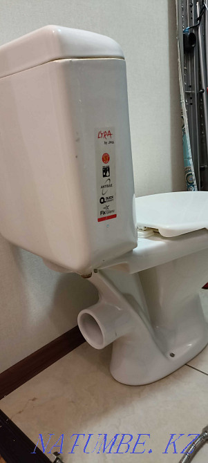 Продам унитаз в хорошем состоянии. Полный комплект. Самовывоз. Алматы - изображение 3