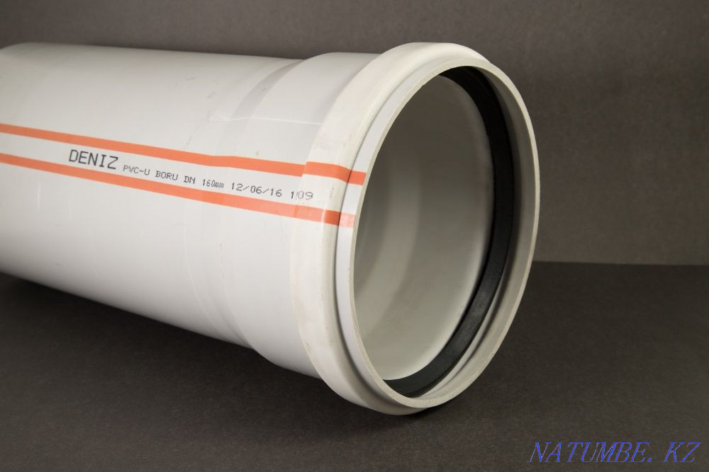 Канализационные трубы ПВХ 100% качество напрямую с завода Алматы - изображение 1