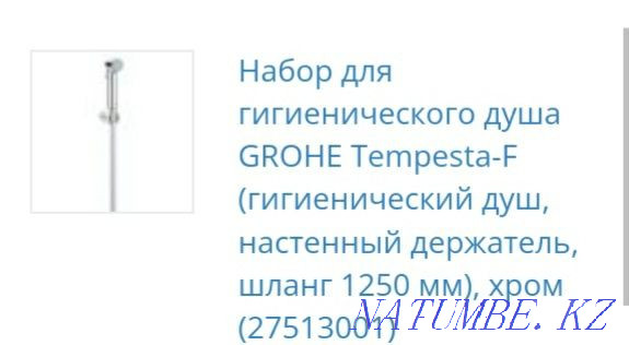 Миксер гигиеналық душ  Алматы - изображение 7