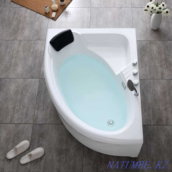 Sale of acrylic bathtubs from the supplier's warehouse! 170x100x40 Almaty - photo 4