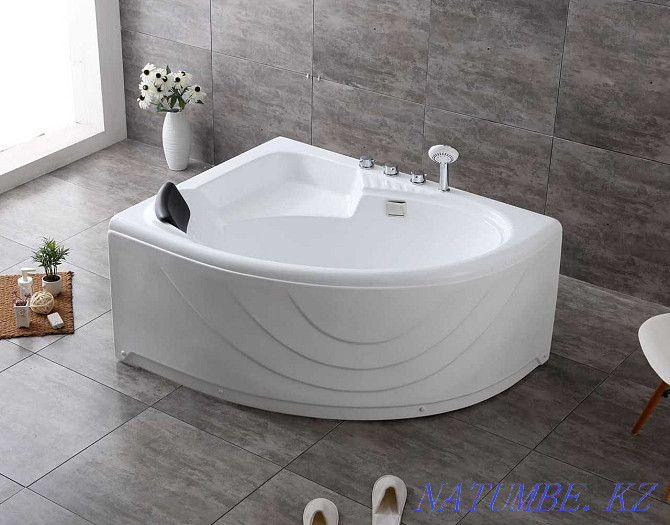Sale of acrylic bathtubs from the supplier's warehouse! 170x100x40 Almaty - photo 1