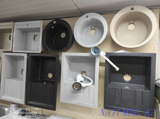 Kitchen sinks made of artificial stone Almaty - photo 7