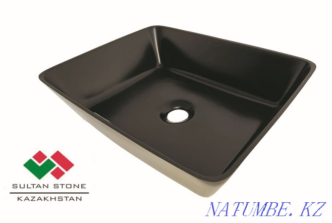 Washbasin Countertop 480x370x120mm Black Astana - photo 2