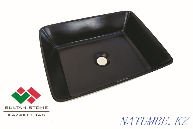 Washbasin Countertop 480x370x120mm Black Astana - photo 1