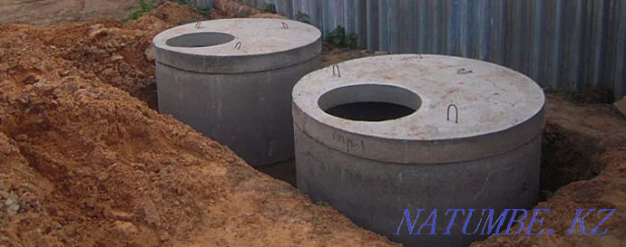 Sewer rings for a septic tank, concrete goods Karagandy - photo 3
