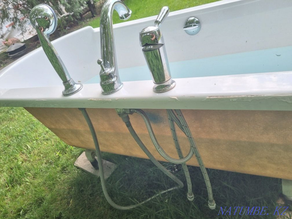 Acrylic bath Villeroy & Boch 170*80 second-hand complete with mixers Almaty - photo 7