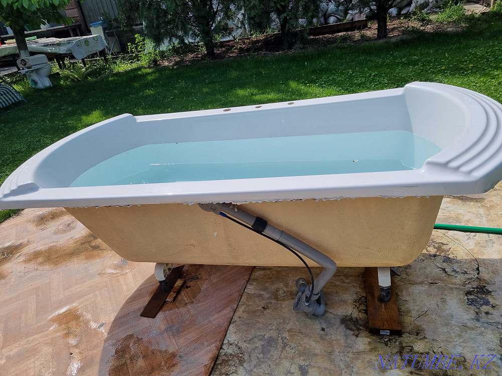 Acrylic bath Villeroy & Boch 170*80 second-hand complete with mixers Almaty - photo 4