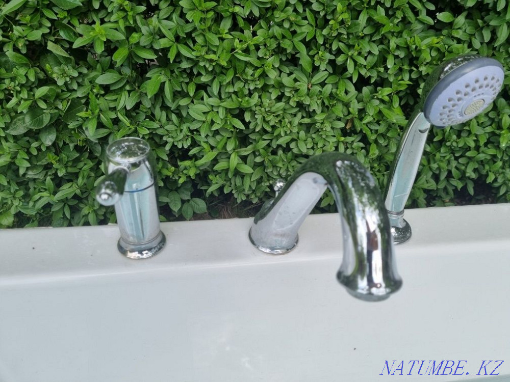 Acrylic bath Villeroy & Boch 170*80 second-hand complete with mixers Almaty - photo 8