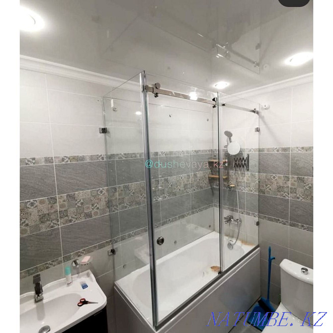 Shower cabins, shower screens, glass partitions, curtain Astana - photo 3