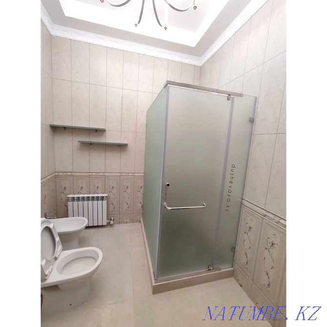 Shower cabins, shower screens, glass partitions, curtain Astana - photo 4