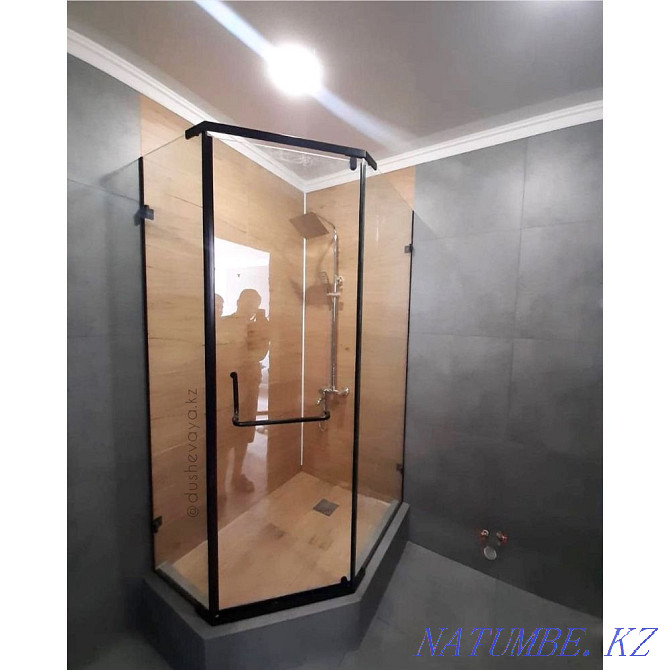 Shower cabins, shower screens, glass partitions, curtain Astana - photo 7