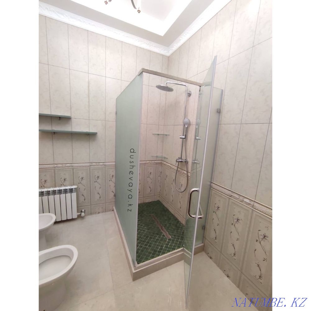 Shower cabins, shower screens, glass partitions, curtain Astana - photo 5