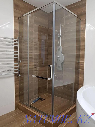 Shower cabin, glass partitions, shower cubicle, custom shower Almaty - photo 2