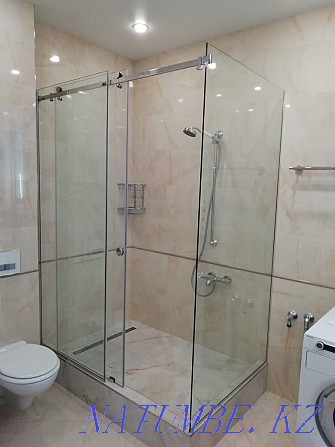 Shower cabin, glass partitions, shower cubicle, custom shower Almaty - photo 1