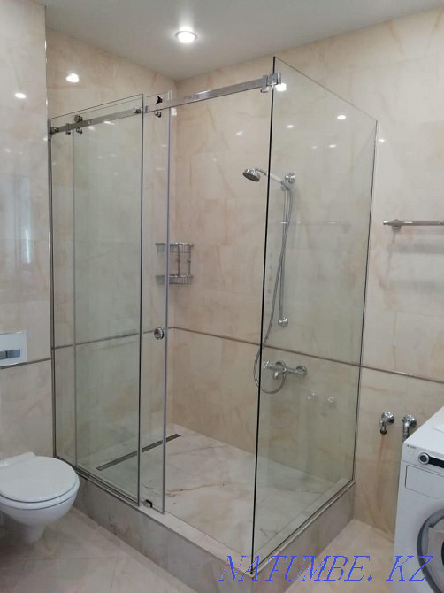 Shower cabin, glass partitions, shower cubicle, custom shower Almaty - photo 1