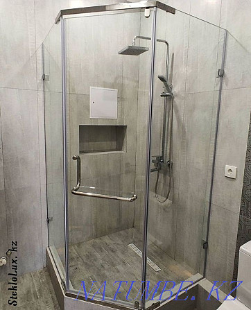 Shower cabins, Partitions, Bathroom curtain, Loft partitions, Mirrors Astana - photo 3