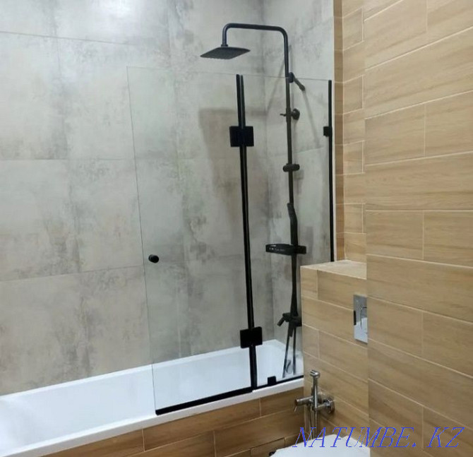 Showers, interior partitions, bathtub curtains, mirrors, facets Astana - photo 8