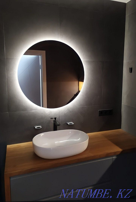 Showers, interior partitions, bathtub curtains, mirrors, facets Astana - photo 5