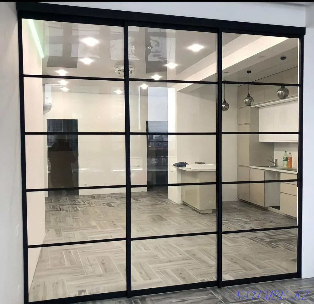 Showers, interior partitions, bathtub curtains, mirrors, facets Astana - photo 4