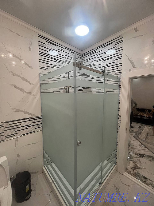 Showers, interior partitions, bathtub curtains, mirrors, facets Astana - photo 6