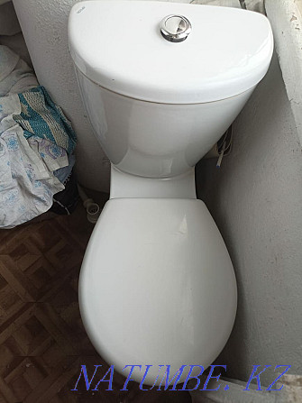 The toilet is white.Working. Aqtobe - photo 1