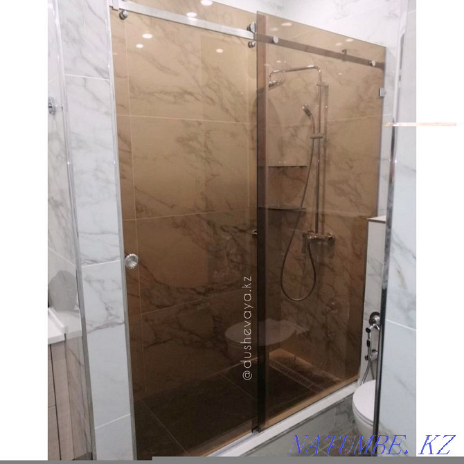 glass partitions, shower cabins, glass partitions, curtains, Almaty - photo 6