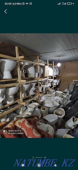 Унитаз без бочка унитаз для строителей Алматы - изображение 1