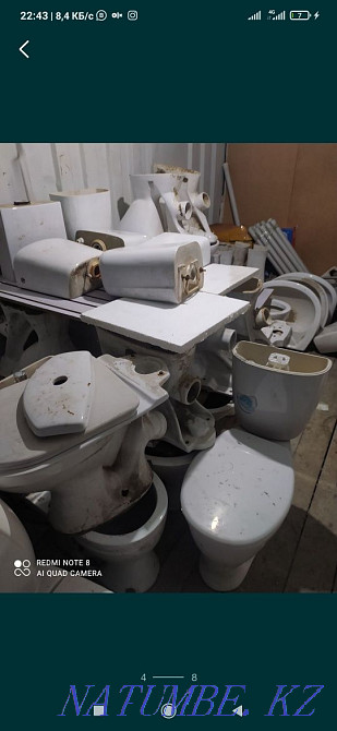 Унитаз без бочка унитаз для строителей Алматы - изображение 2