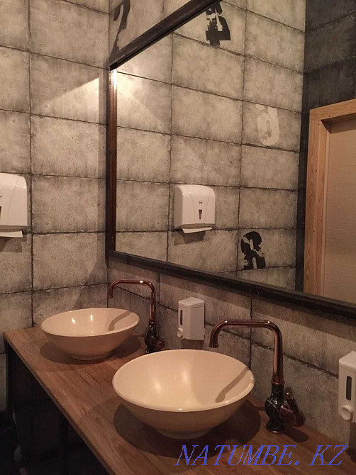 "HS-410", круглые каменные раковины для ванной комнаты. Алматы - изображение 6