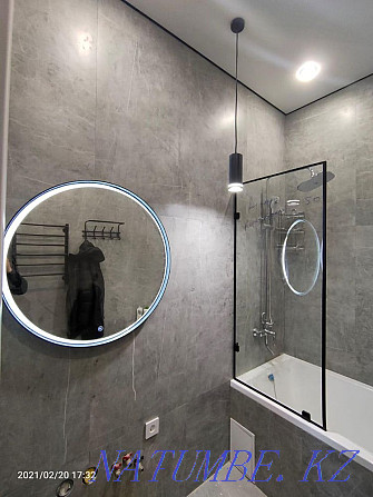 Shower screens, shower cabins, bathroom screens Astana - photo 3