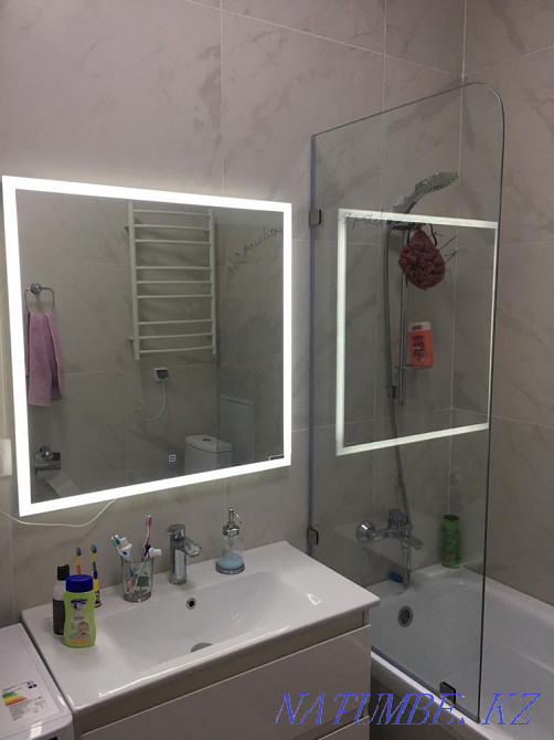 Шыны душ, душ кабиналары, ванна экрандары  Астана - изображение 6