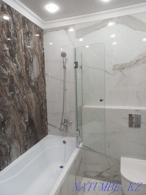 Шыны душ, душ кабиналары, ванна экрандары  Астана - изображение 5