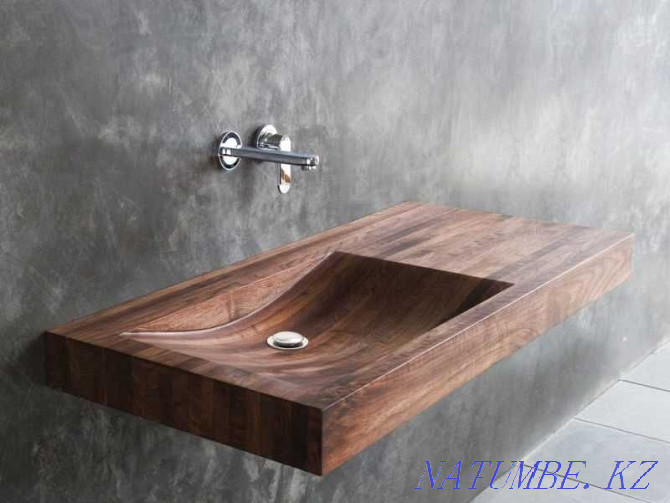 Designer marble sinks, natural stone washbasin Almaty - photo 3