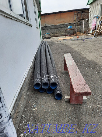 External corrugated sewer pipes 110mm  - photo 1