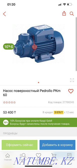 Surface pump Pedrollo PKm 60 Almaty - photo 5