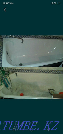Restoration of bathtubs, shower cabins, jacuzzi, sinks, liquid acrylic Almaty - photo 4