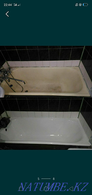 Реставрация ванн, душевых кабин, джакузи, раковины, жидким акрилом Алматы - изображение 5