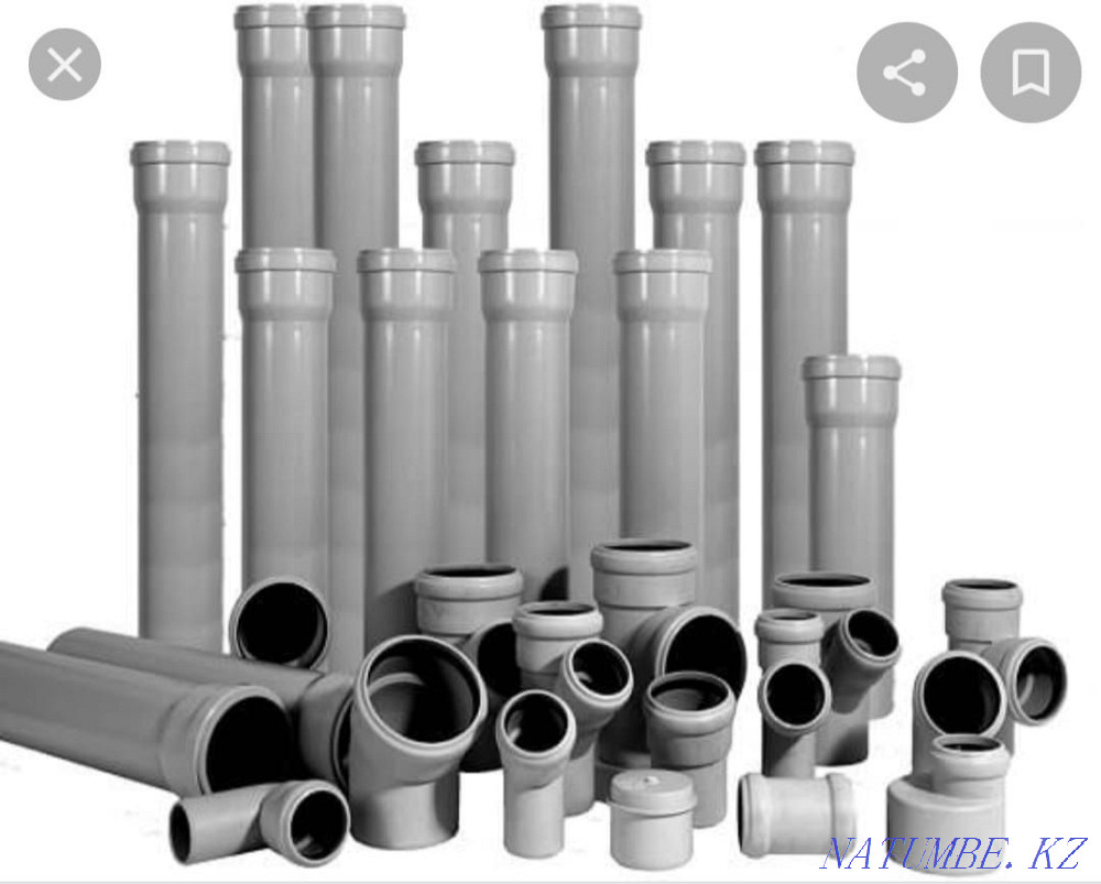 Трубы канализационные и фитинги Астана - изображение 2