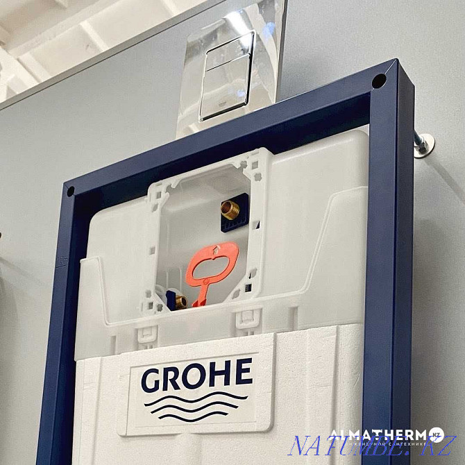 Қабырғаға ілулі дәретханалар үшін Grohe қондырғысы  Ақтөбе  - изображение 3