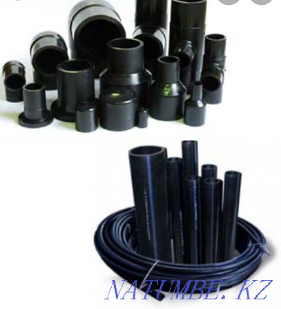 Polyethylene pipe fittings PE polypropylene pipes sewerage Almaty - photo 1