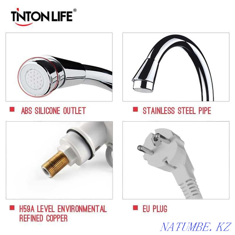 Кран электронагреватель водонагреватель бойлер смеситель аристон кран Тараз - изображение 8